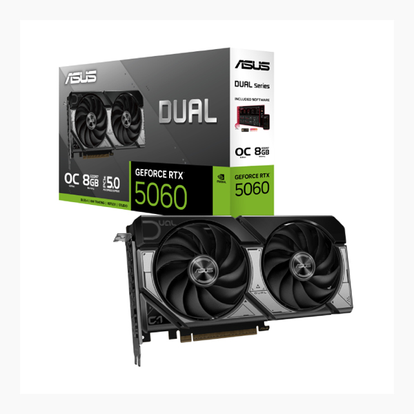 کارت گرافیک ایسوس مدل Dual GeForce RTX 5060 8GB GDDR7 OC Edition